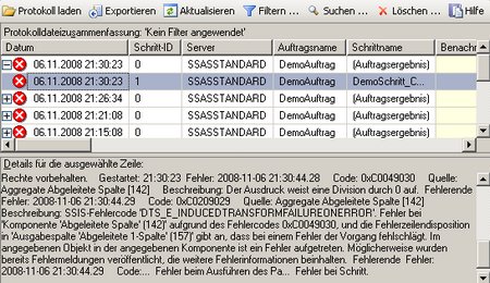 Fehlermeldung Division durch 0 viel leichter erkennbar