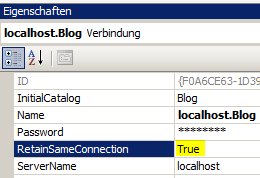 RetainSameConnection